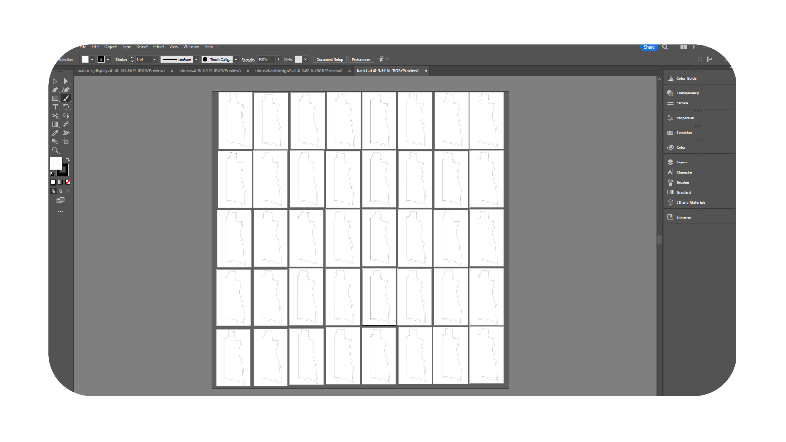 Illustration for Dress Cutting Software